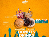 3 Donuts And 2 Drinks Offer