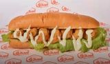 Crispy shrimp sandwich