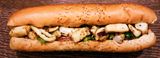 Grilled squid sandwich