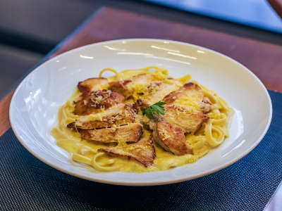 Chicken Pesto Cream Pasta