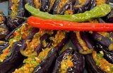 Fried Eggplant And Spicy Pepper