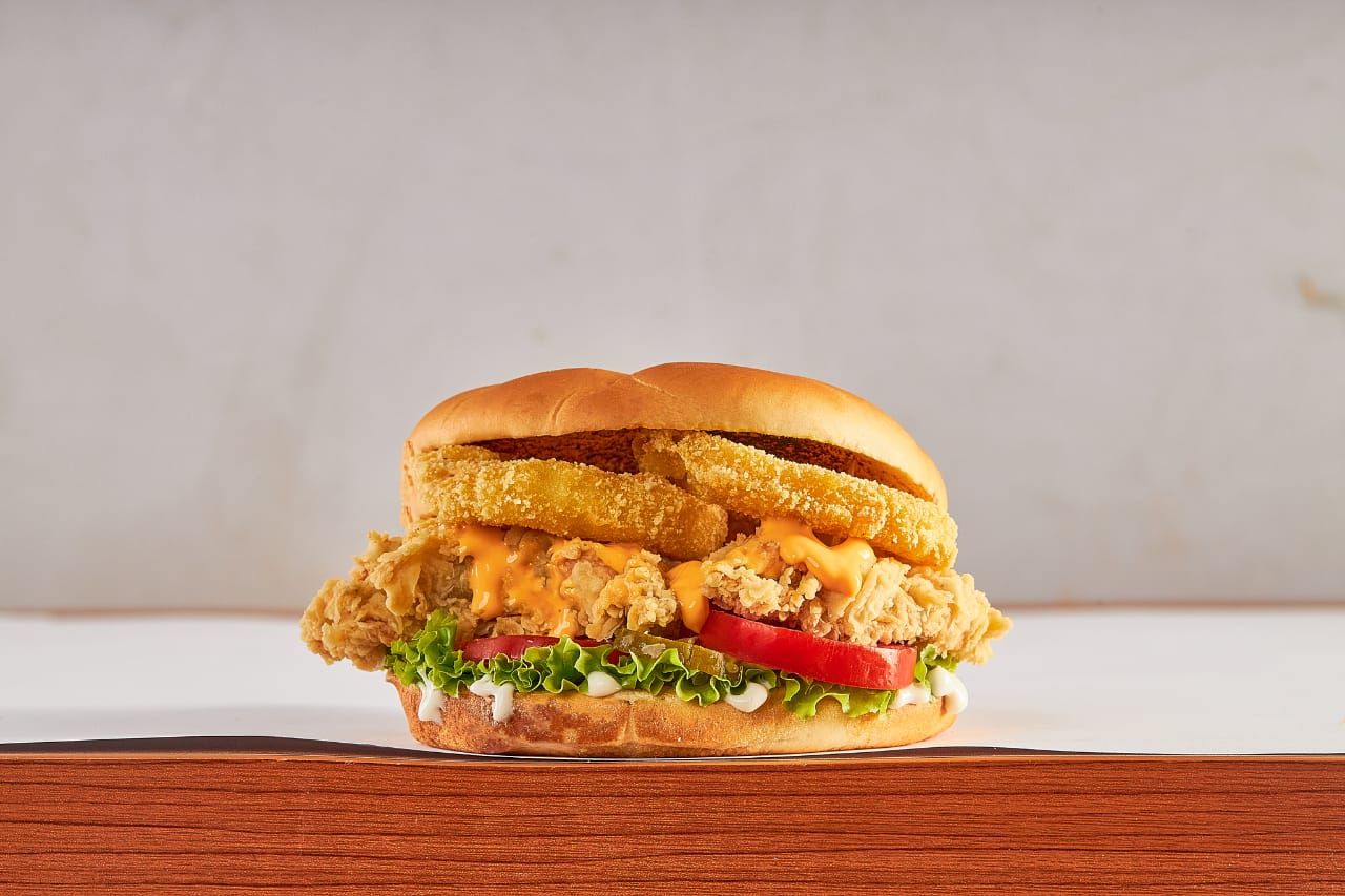 Onion Rings Chicken Sandwich