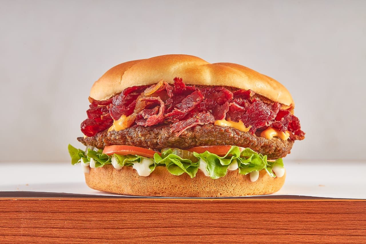 Beef Bacon Burger Sandwich