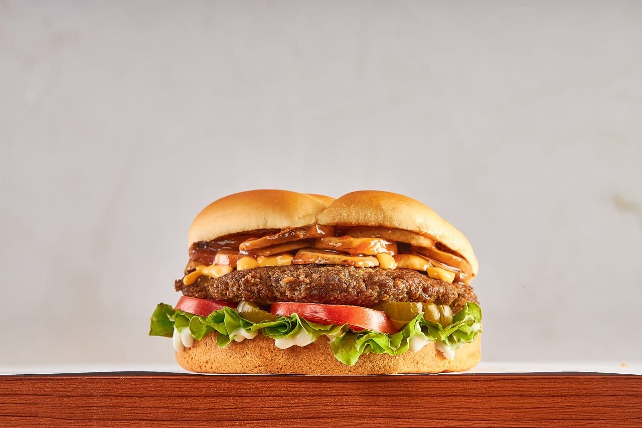 Mushroom Burger sandwich