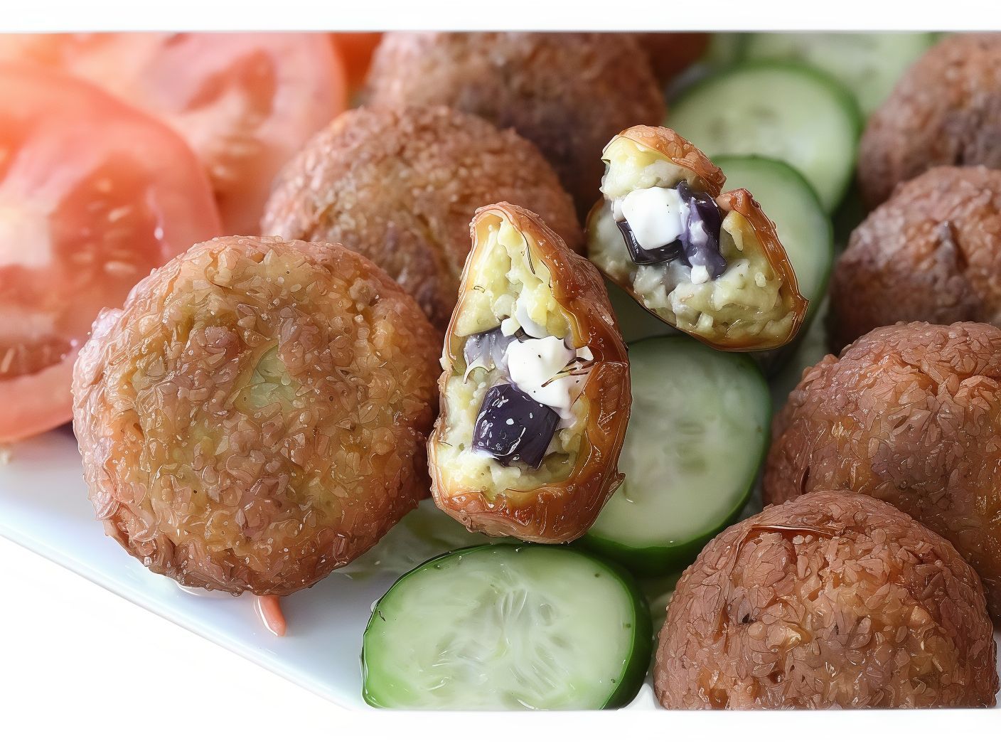 Taamia Stuffed With Eggplant