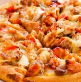 smoke chicken pizza
