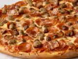 salami double cheese pizza