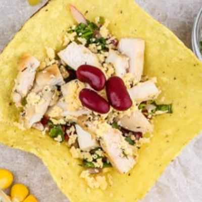 Nachos Bowl Grilled Chicken Slices