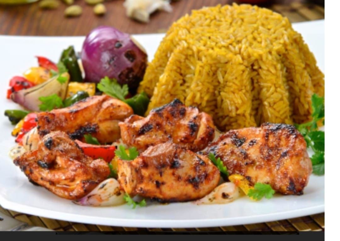 Rice with shish tawook meal