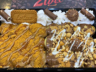 Lotus and Kinder Bueno Pancake Mix
