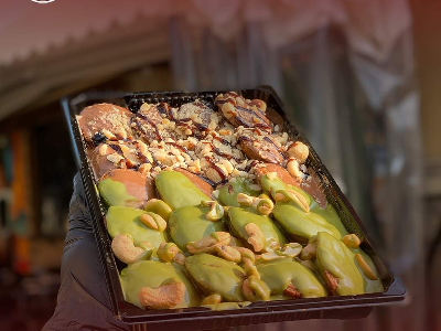 Pancake mix pistachio, Nutella, pure hazelnut