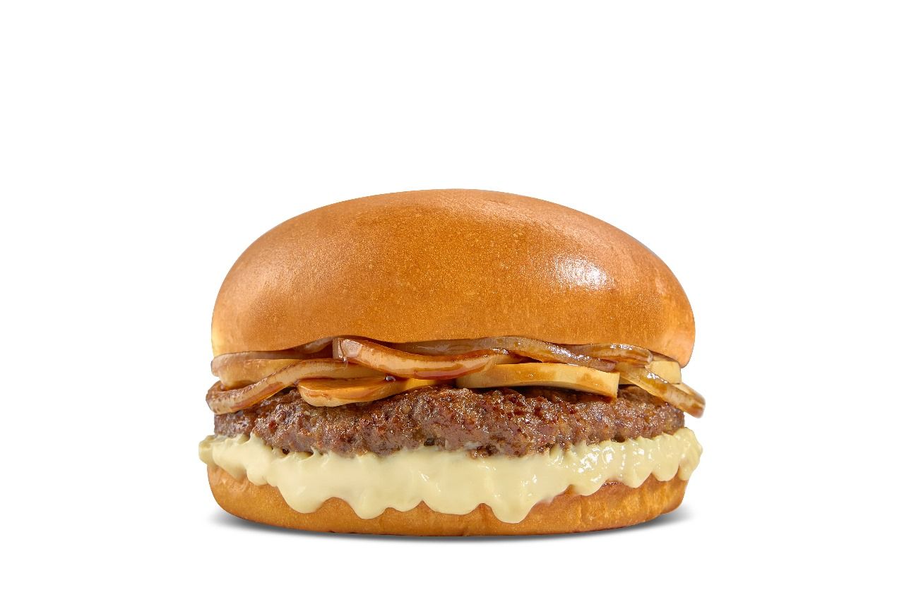 Tiki mushroom beef burger