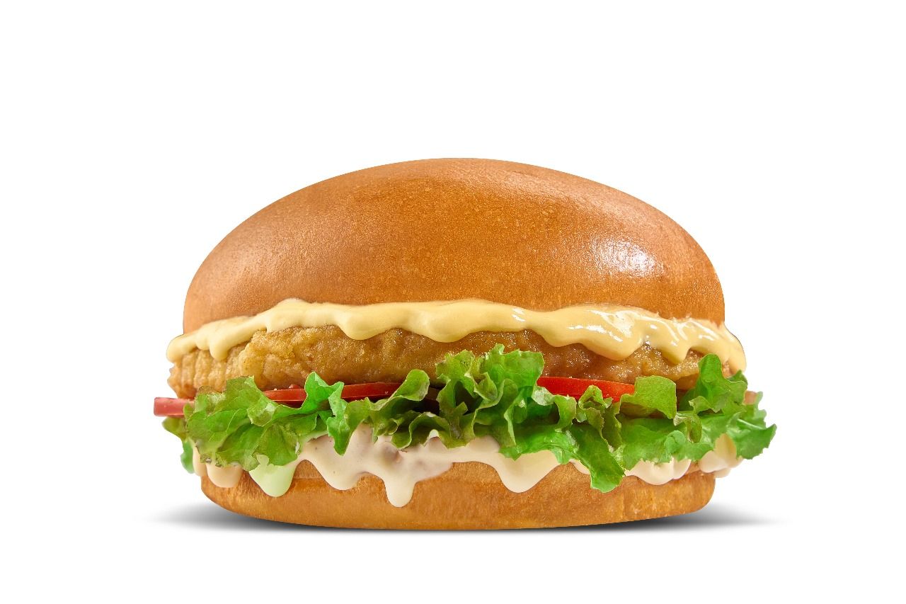 Ranch cheese chicken burger