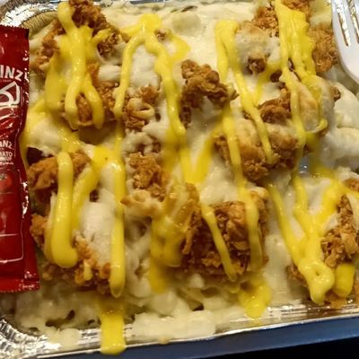 Crispy mozzarella casserole