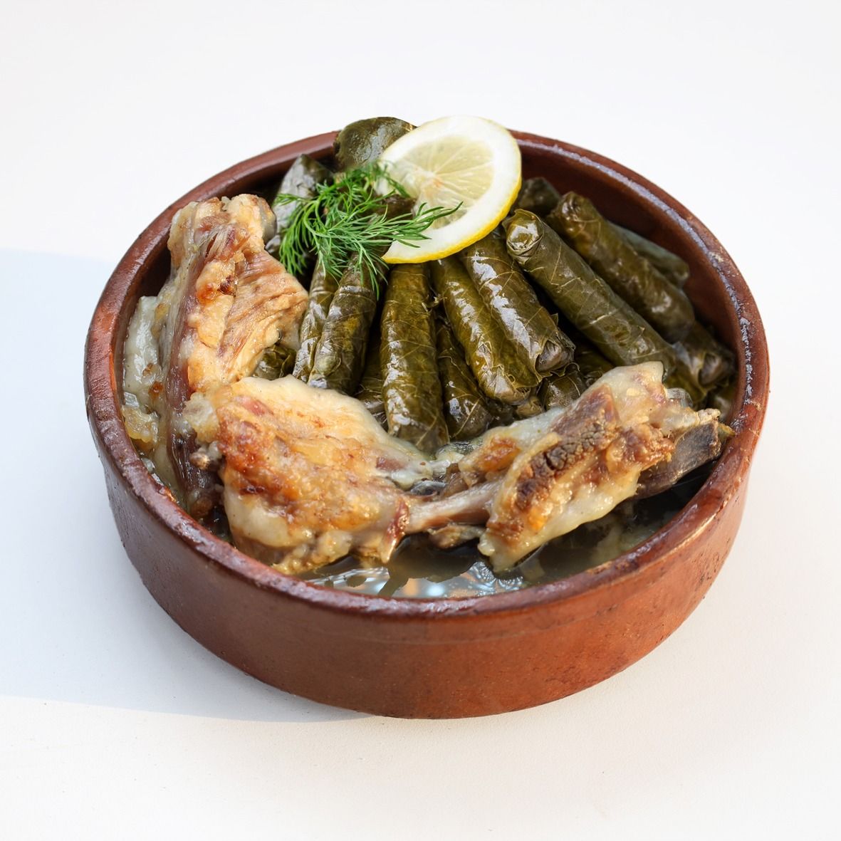 Vine Leaves Casserole with Asaes