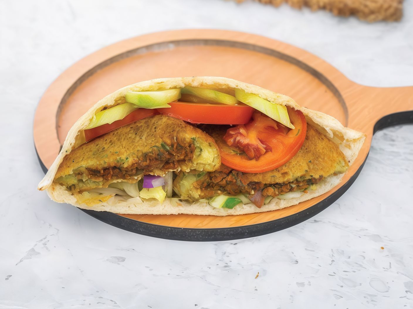 ALexandrian Flafel sandwich