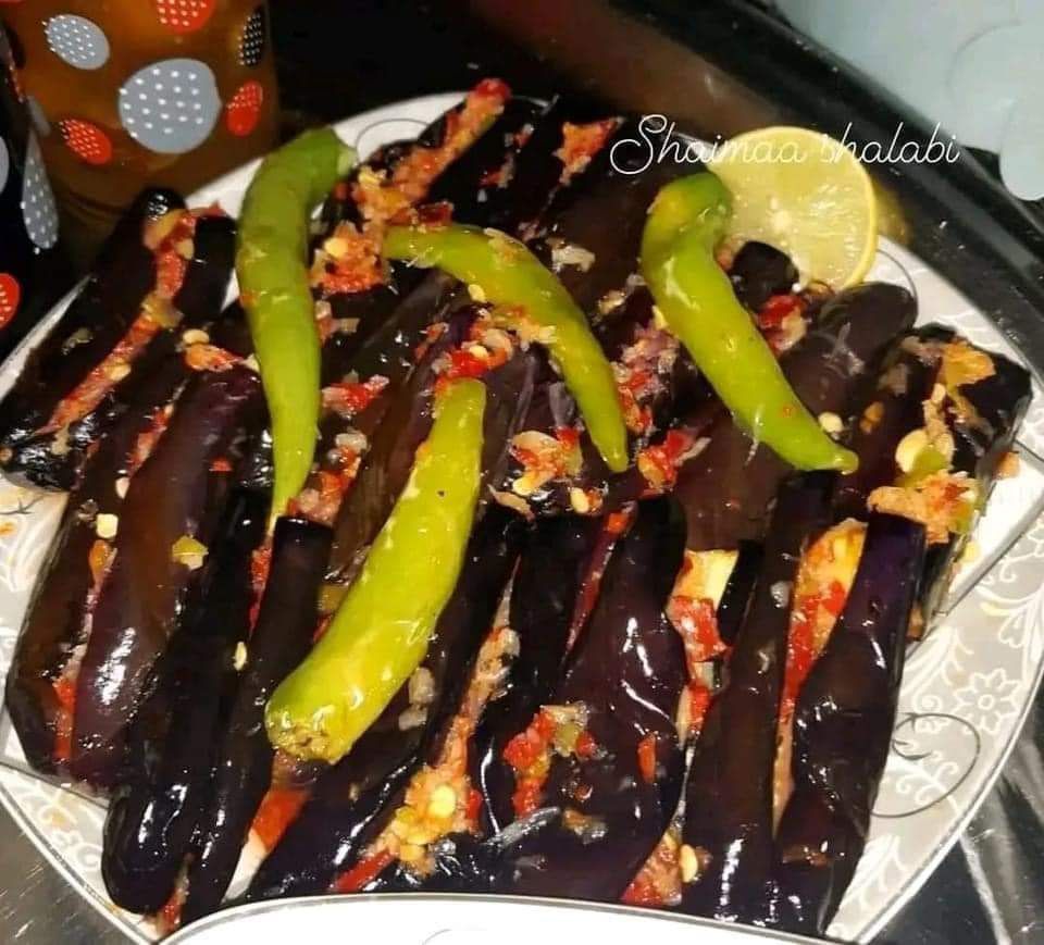 Pickled eggplant
