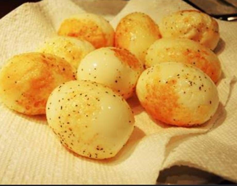 Boiled Eggs With Tahina Platter