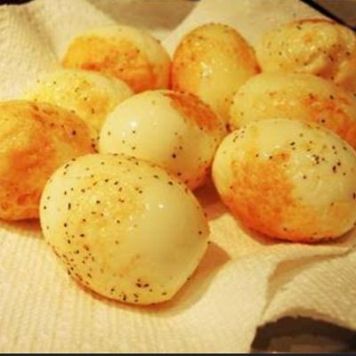 Boiled Eggs With Tahina Platter