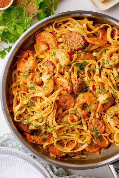 Shrimp Cacciatore Pasta