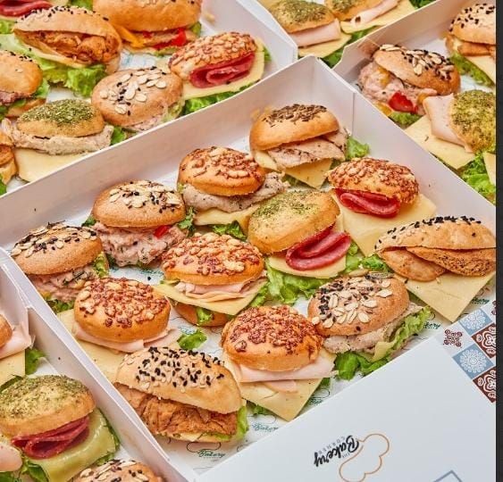 Mini sandwich box 12pcs