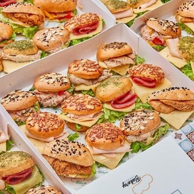 Mini sandwich box 12pcs