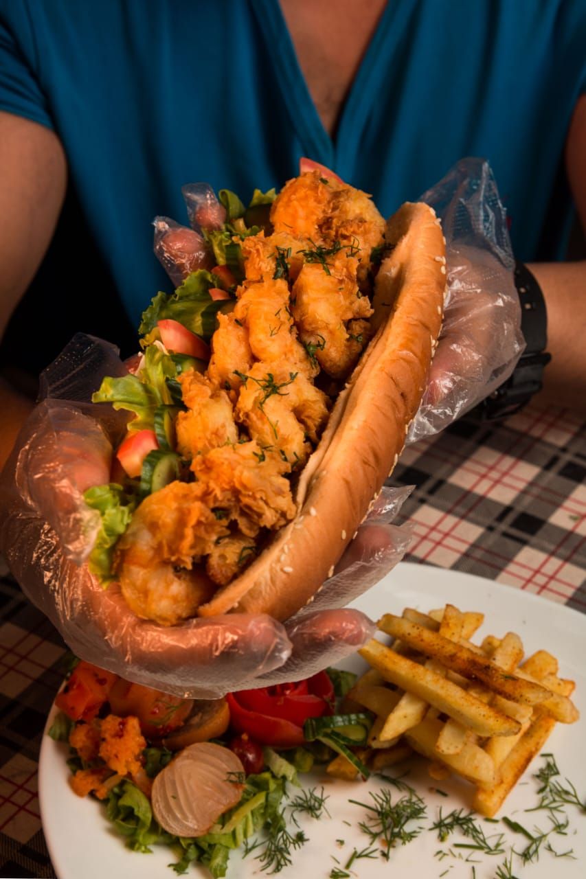 Fried Shrimp Sandwich