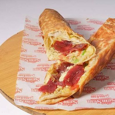 Pastrami Kiri Roll Pie