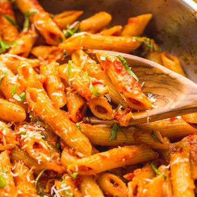 Penne Arrabiata Hot Dog