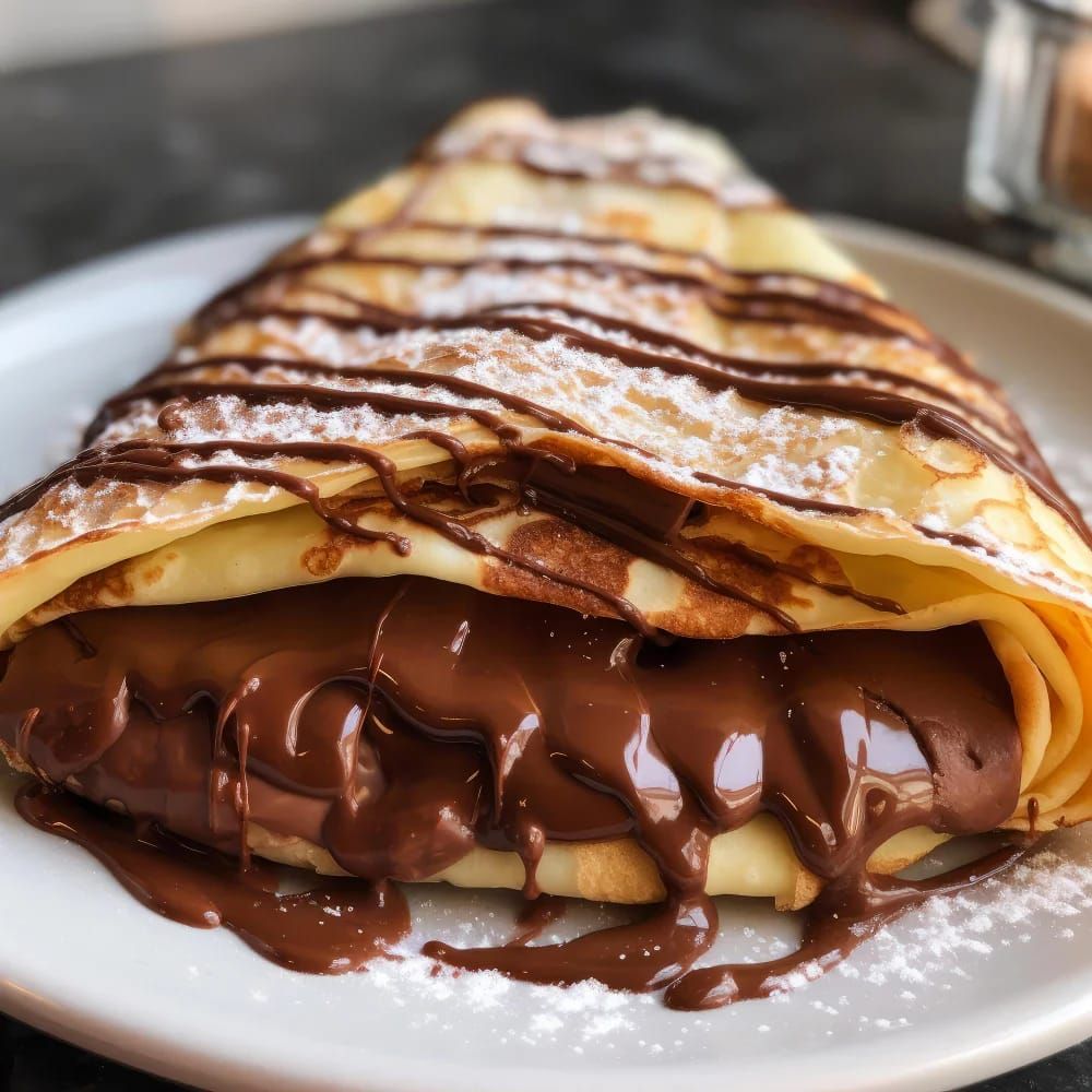 Chocolate crepe