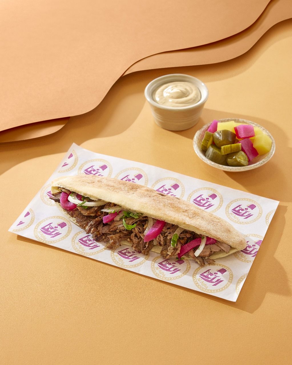 Meat Shawarma Samoon Bread