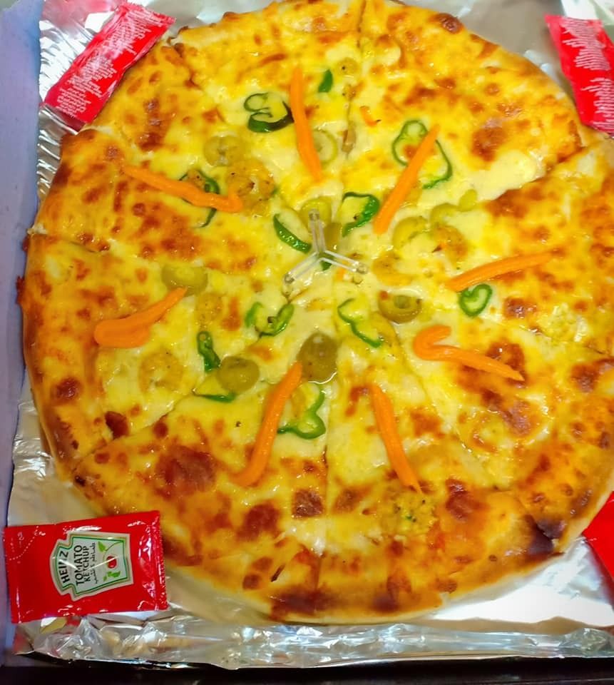 Caviar Pastrami Pizza