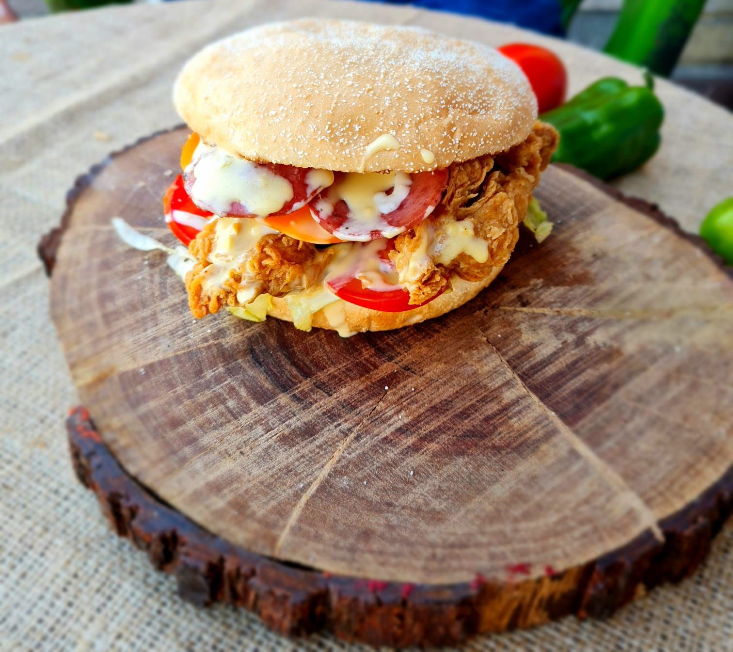Fried Chicken Ranch Sandwich