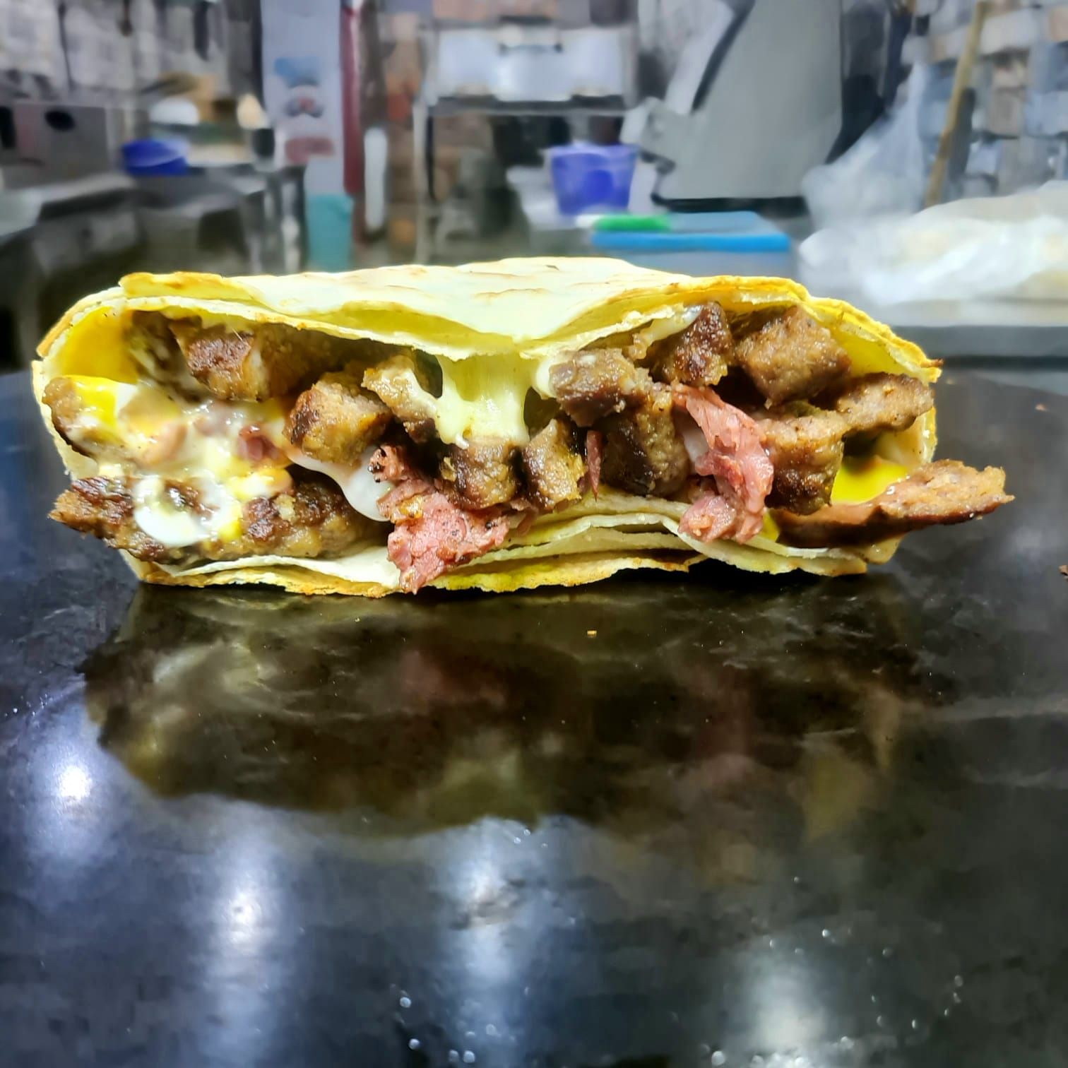 Handmade Burger Crepe