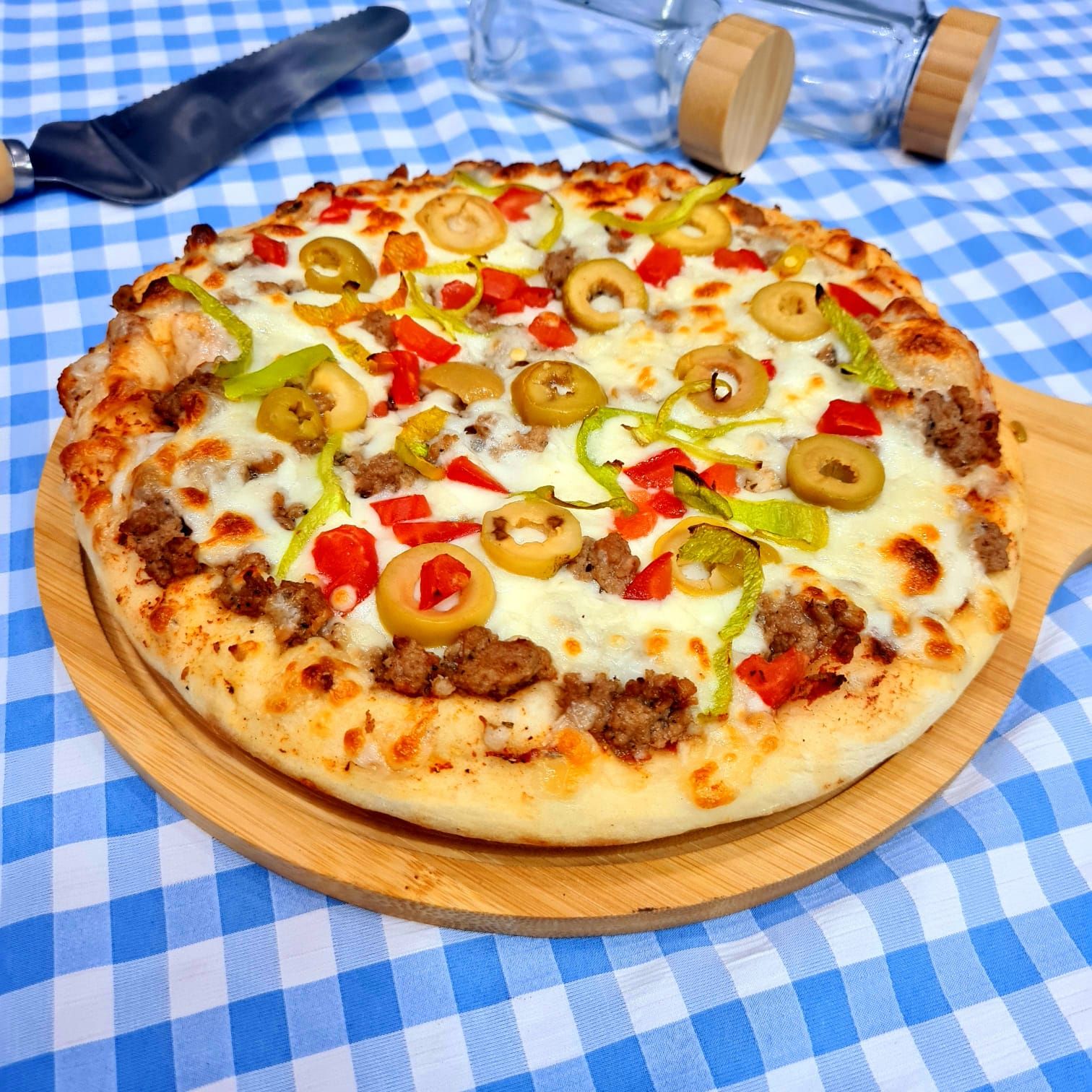 Minced Meat Pizza