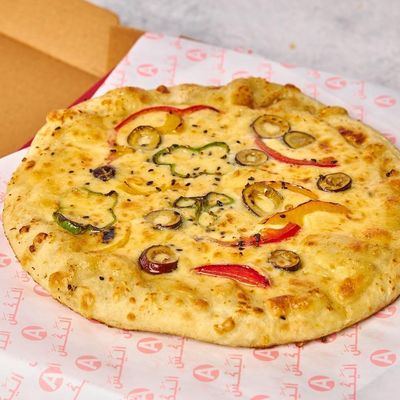 Hawawshi with Pizza Topping