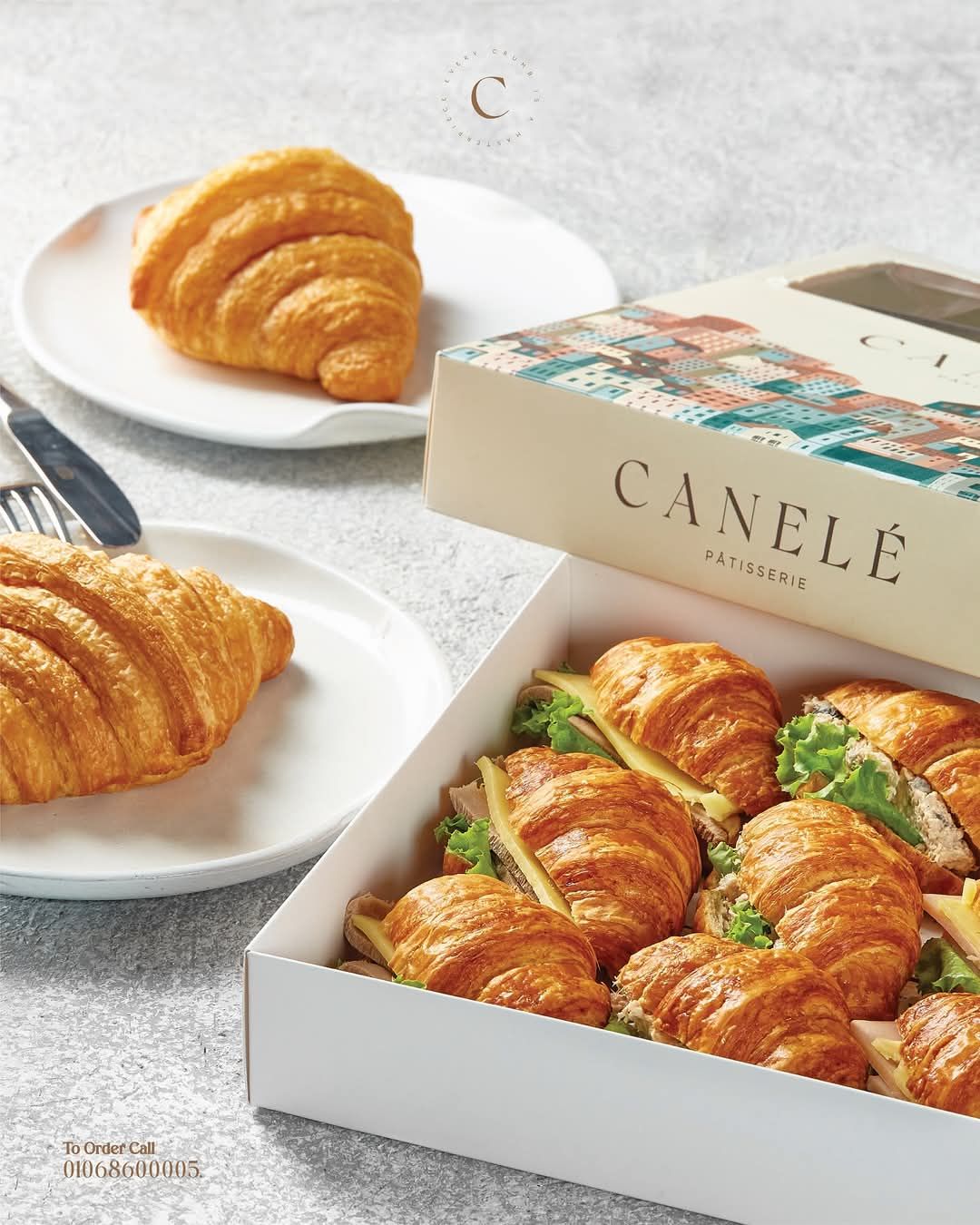 Mini Croissant Box 9 Pieces