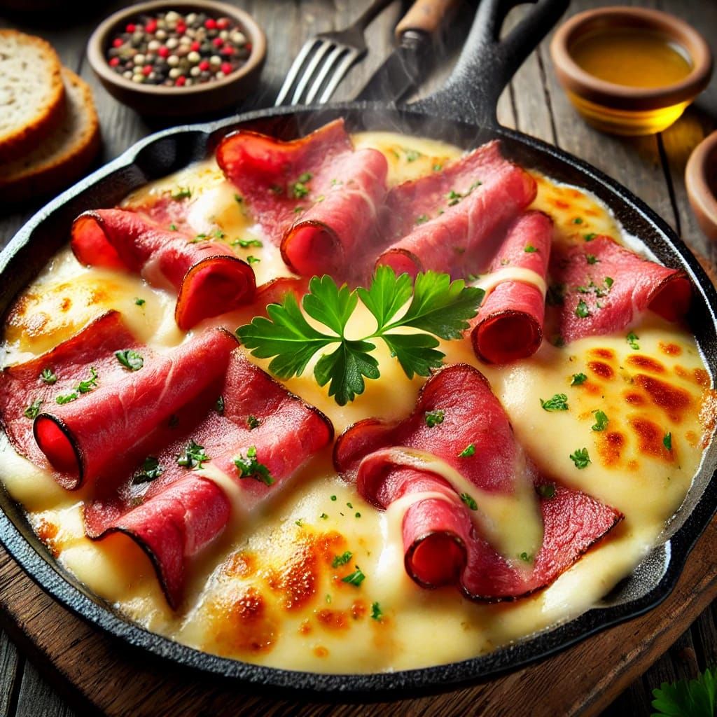 Pastrami Cheese Pan