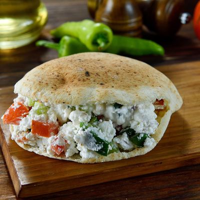 Cottage Cheese In Balady Bread