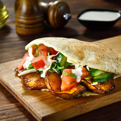 Fried Eggplant Sandwich