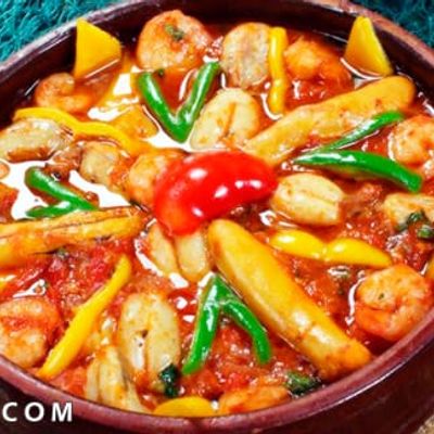 Roe Tagine with Red Sauce