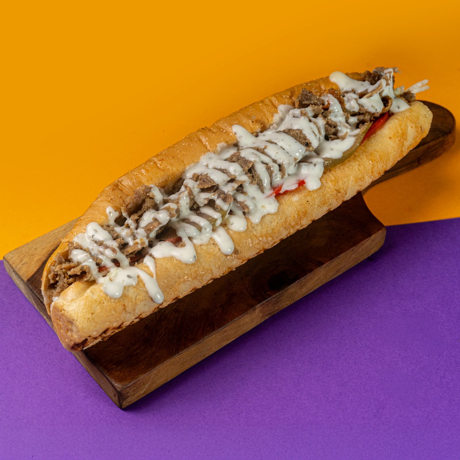 French doner kebab