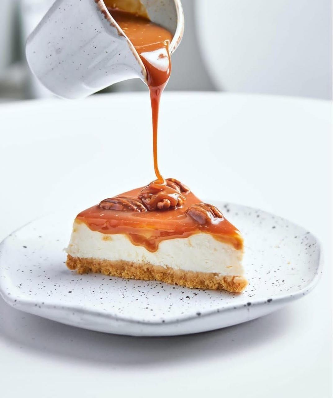 Pecan With Salted Caramel Cheesecake