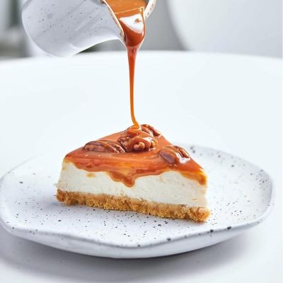 Pecan With Salted Caramel Cheesecake