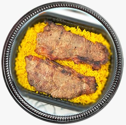 Mandi Rib Meat with Charcoal Finish