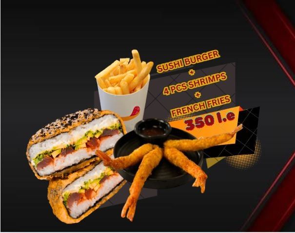 Burger & Shrimps 4Pcs
