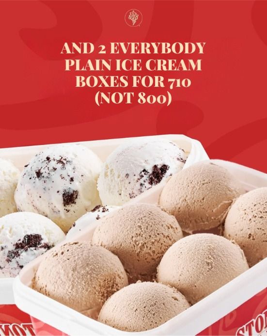 2 Liters Plain Ice Cream Offer