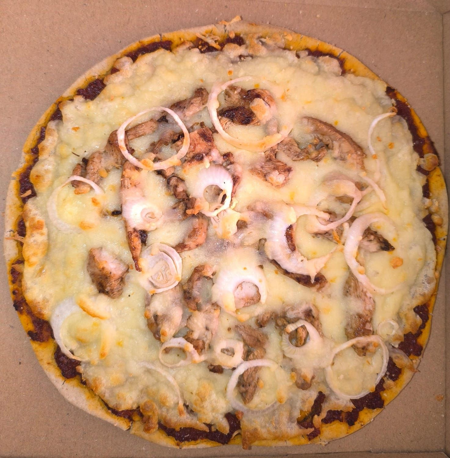 Chicken lovers Oat Pizza