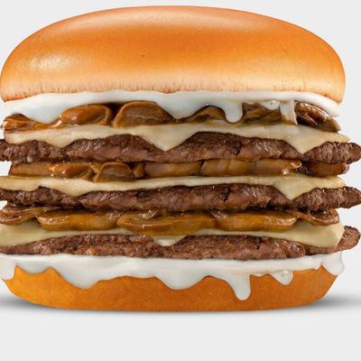 Creamy Mushroom Smash Burger