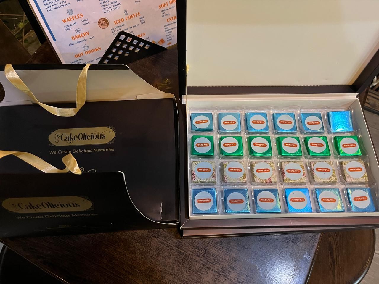 Chocolate gift box